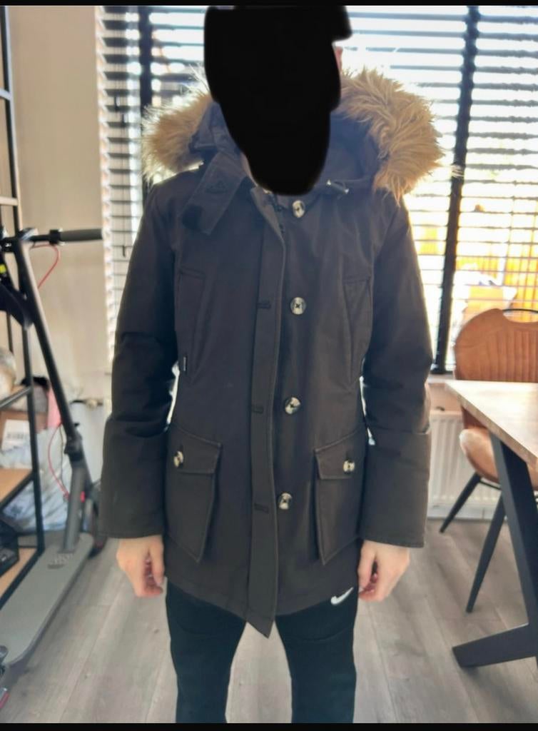 Airforce winter jas, Kleding | Heren, Jassen | Winter, Ophalen of Verzenden, Zo goed als nieuw, Maat 46 (S) of kleiner, Zwart