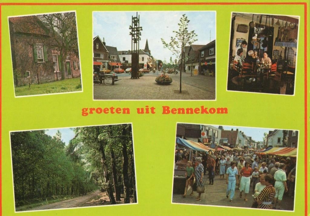 TW26-21 Bennekom groeten ( Arie Nijhof uitg. ), Ophalen of Verzenden, 1960 tot 1980, Gelopen, Gelderland