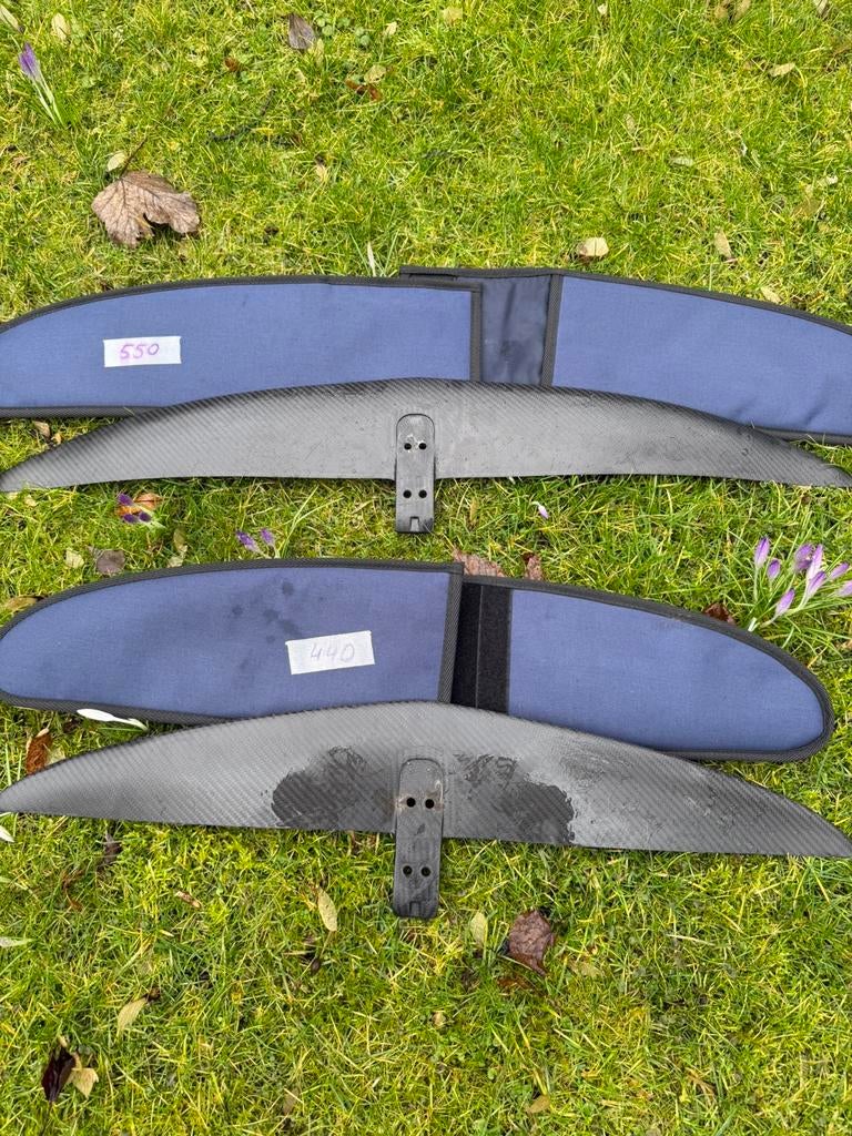Z PWA slalom foil frontwings 550/440 2025 zgan, Ophalen of Verzenden, Zo goed als nieuw, Zeil
