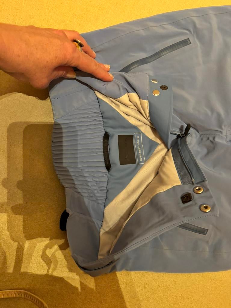 Kjus dames skibroek licht blauw, Ophalen of Verzenden, Zo goed als nieuw