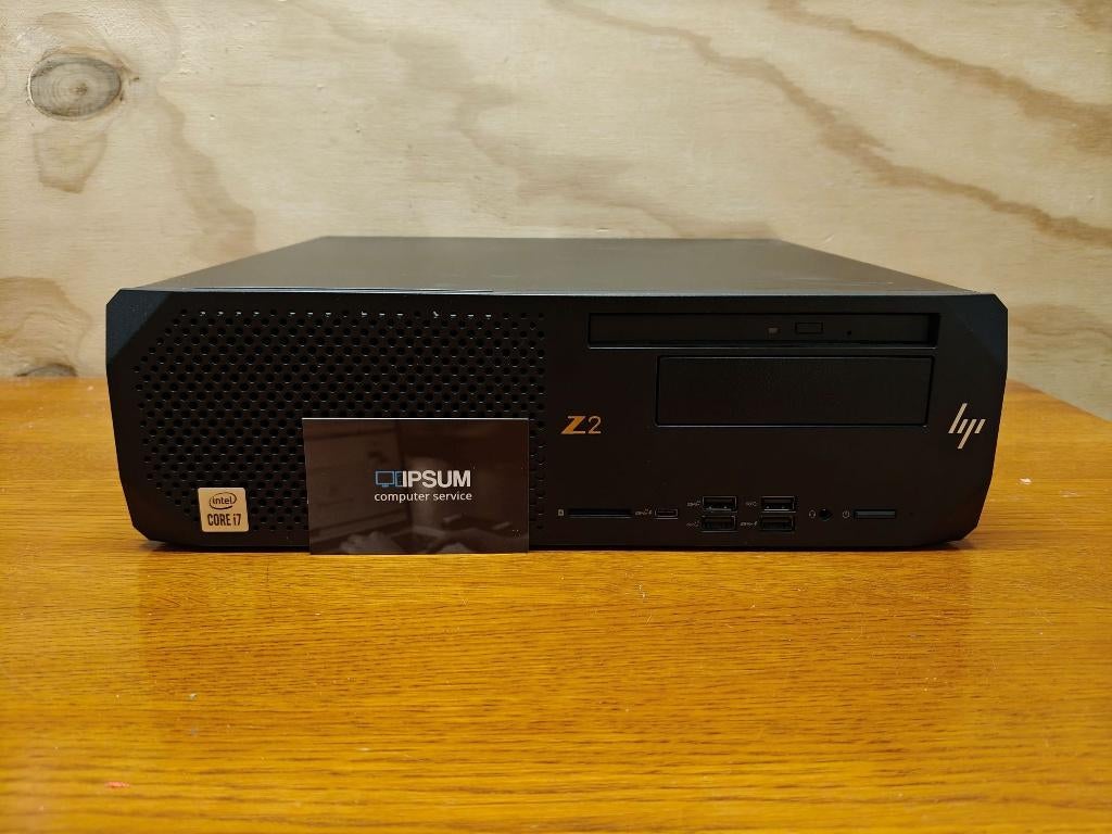 HP Z2 SFF G5 Workstation | i7 10700 | 16gb DDR4 | 500gb SSD, 2 tot 3 Ghz, HP, HP, Hewlett Packard (HP)