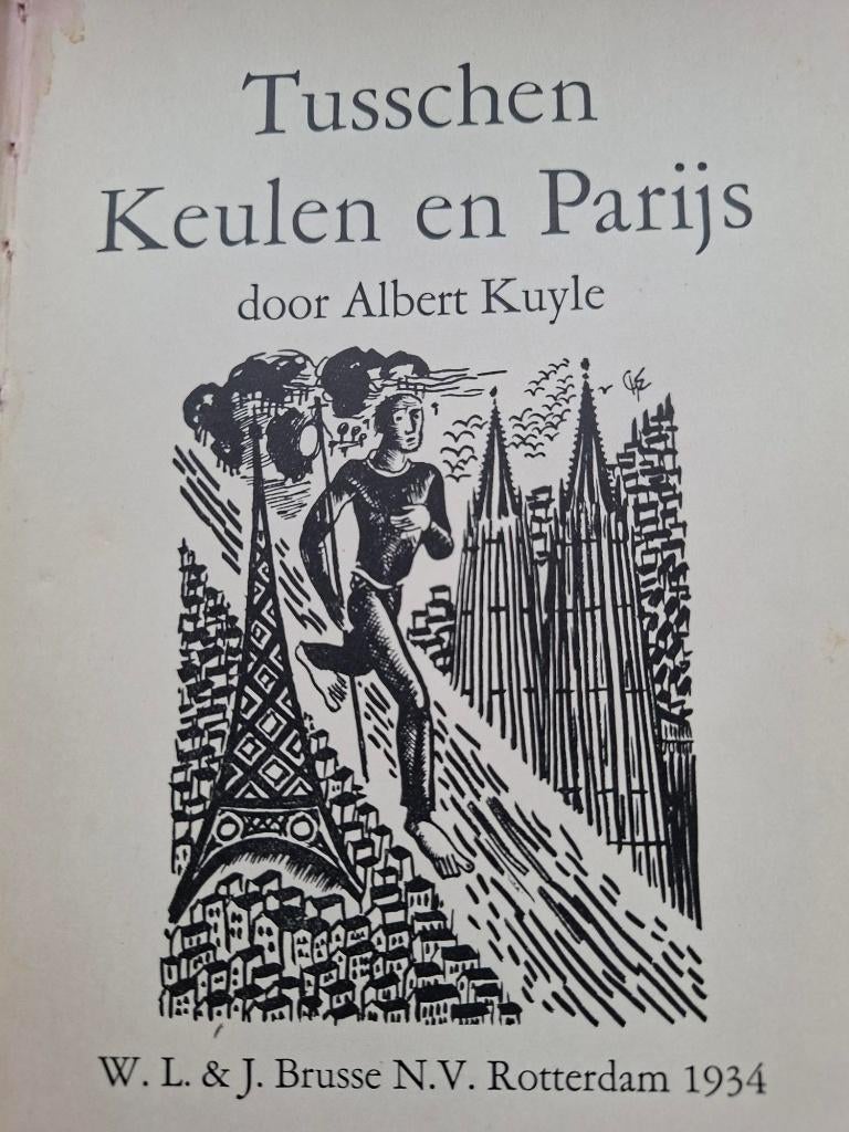 Tusschen Keulen en Parijs met 60 prenten Ch Eyck, Boeken, Verzenden, Gelezen, Artiest