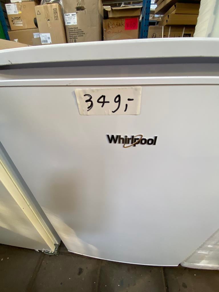 Whirlpool vrieskast tafel model 3 lade nieuw, Ophalen, Minder dan 85 cm, 60 cm of meer, 100 tot 150 liter