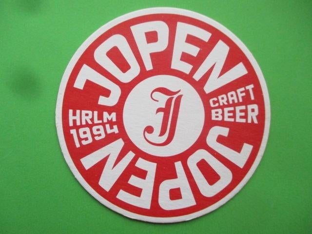 bierviltje jopen 2-2, Verzamelen, Ophalen of Verzenden, Nieuw, Viltje(s), Overige merken