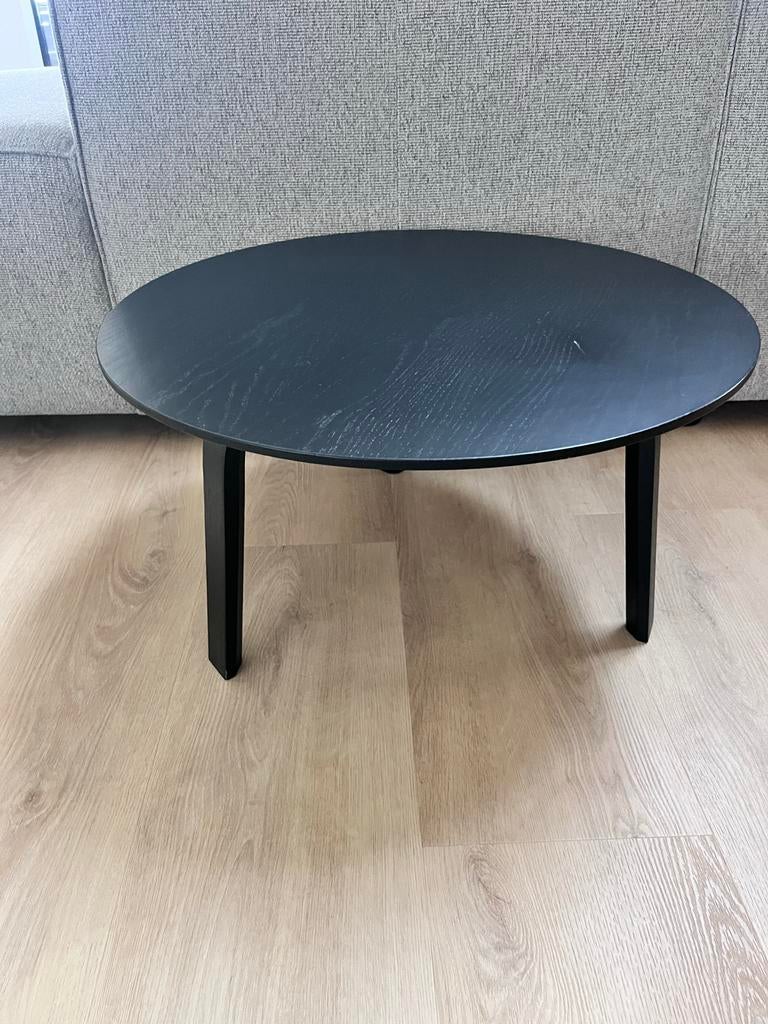 Hay Bella bijzettafel zwart - 60cm, Ophalen, Overige materialen, Gebruikt, Rond