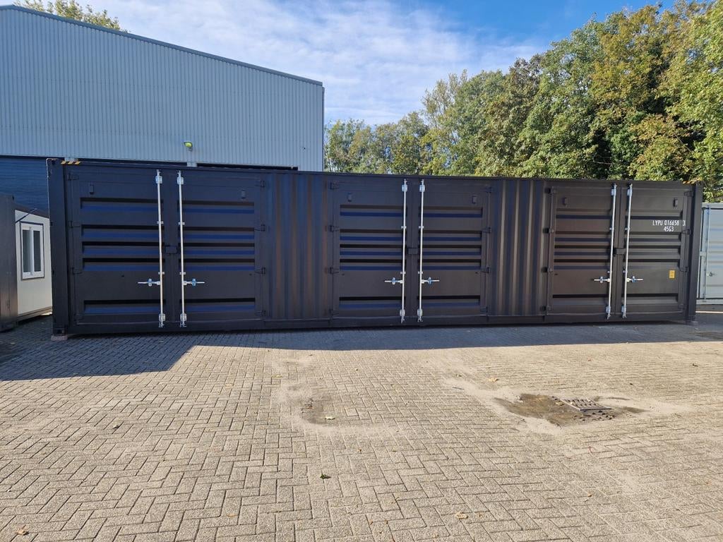 40ft zeecontainer met 3 zijdeuren, Ophalen