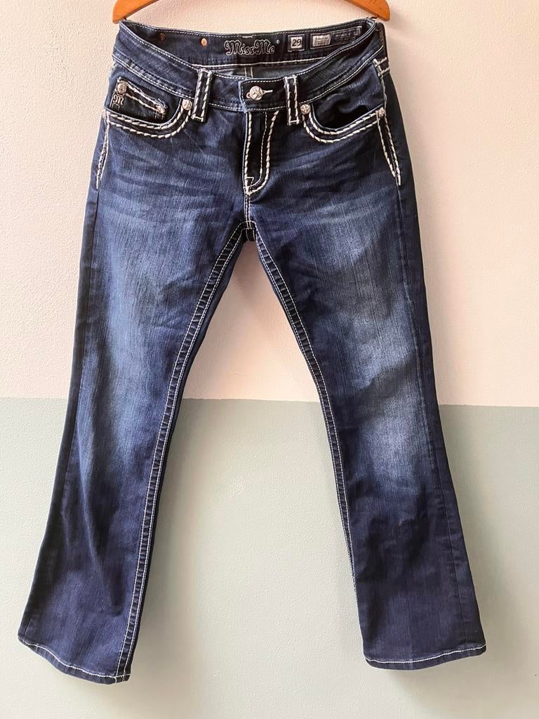Miss Me bootcut jeans 29/32, Kleding | Dames, Spijkerbroeken en Jeans, Ophalen of Verzenden, Zo goed als nieuw, Blauw, W28 - W29 (confectie 36)