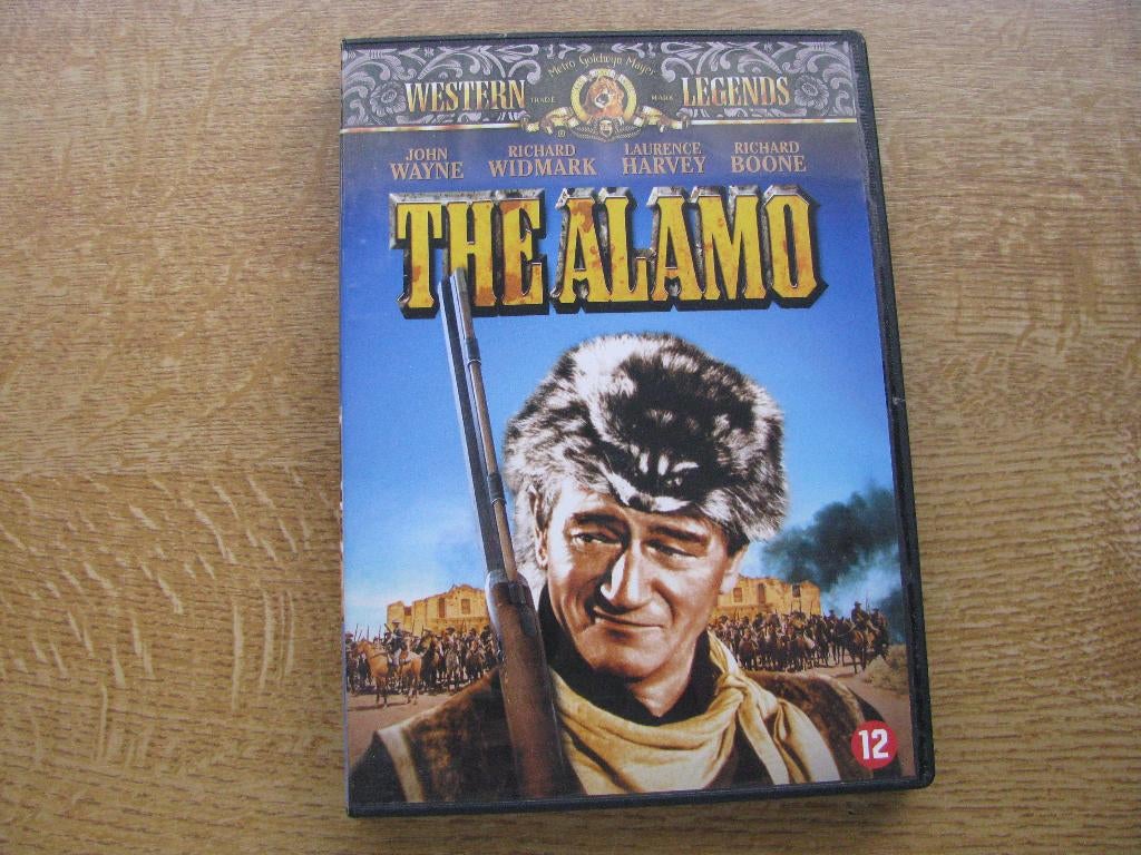 The alamo - John Wayne   western, Alle leeftijden, Ophalen of Verzenden, Zo goed als nieuw, 1940 tot 1960