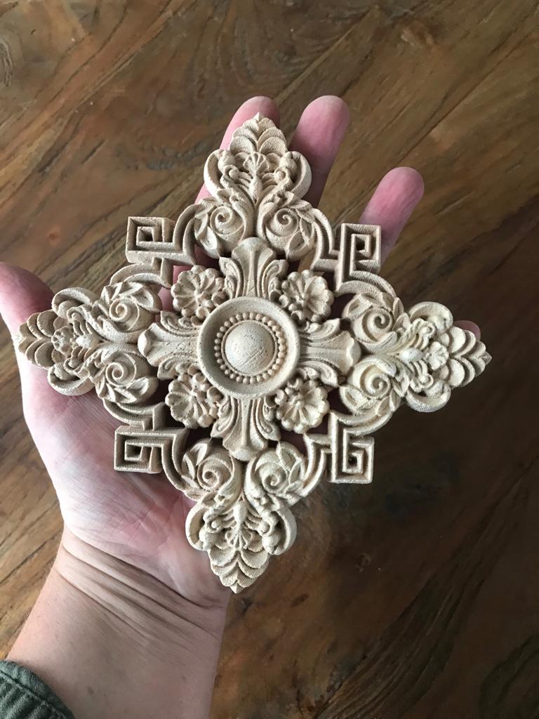 Chinees houtsnijwerk ornament mandala applique console chine, Verburgt Vintage, Nieuw, Ophalen of Verzenden, https://verburgtvintage.nl/#contact