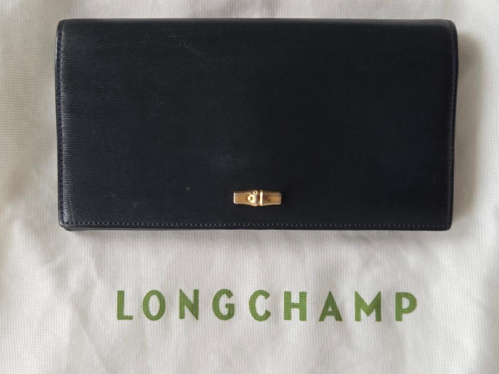Longchamp Roseau portmonee leer, Sieraden, Tassen en Uiterlijk, Tassen | Damestassen, Ophalen of Verzenden, Zo goed als nieuw