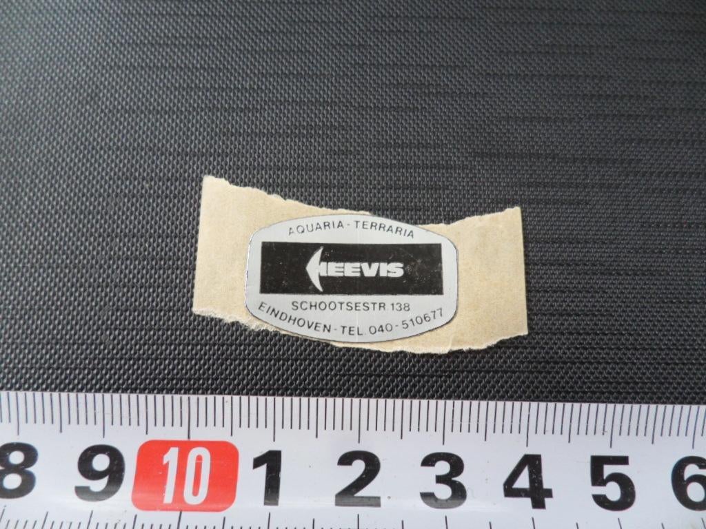 sticker folie HEEVIS ehv schootsestr aquaria terraria, Ophalen, Zo goed als nieuw
