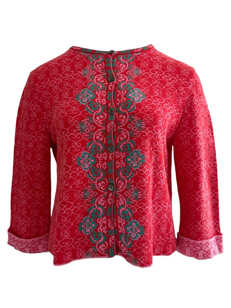 Ivko vest L, Kleding | Dames, Truien en Vesten, Maat 38/40 (M), Ophalen of Verzenden, Zo goed als nieuw, Rood