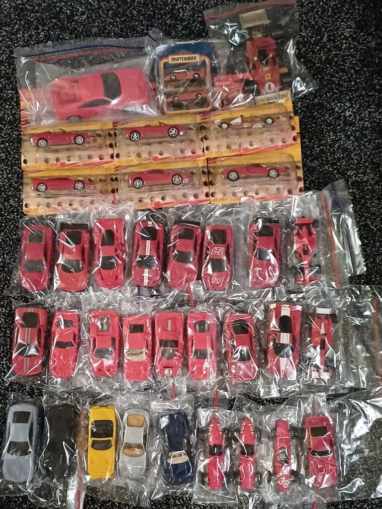 Verzameling Ferrari's 36 stuks (Shell), Ophalen of Verzenden, Zo goed als nieuw
