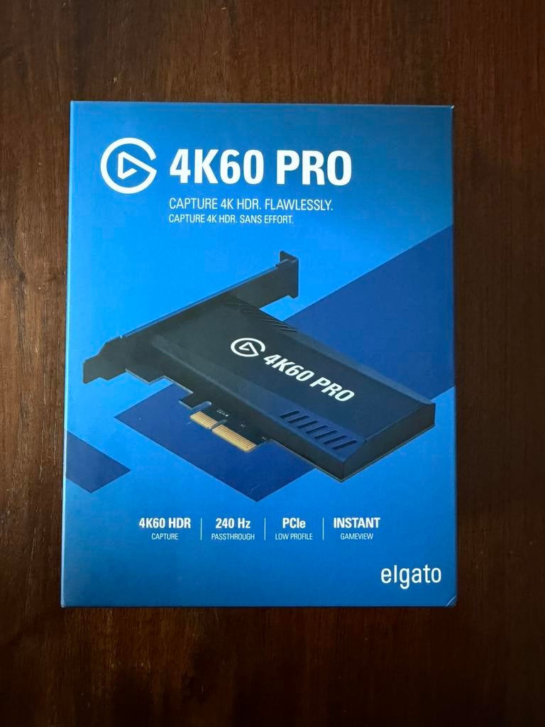 Elgato Capture Card 4K60 Pro MK.2, Ophalen of Verzenden, Nieuw