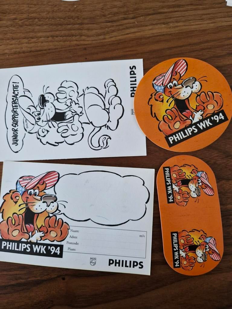 5452 Philips WK '94 Verzamelitems, Ophalen of Verzenden, Gebruikt, Overige onderwerpen, Speldje of Pin