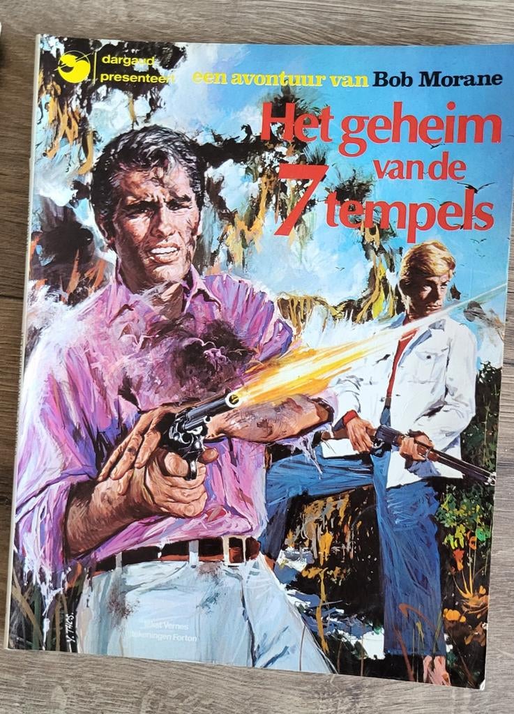 Bob Morane: Het geheim van de 7 tempels (1977), Boeken, Avontuur en Actie, Ophalen, Gelezen, Vernes & Forton