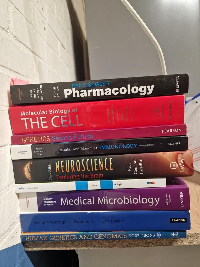 Biologie (opleiding) boeken, Ophalen