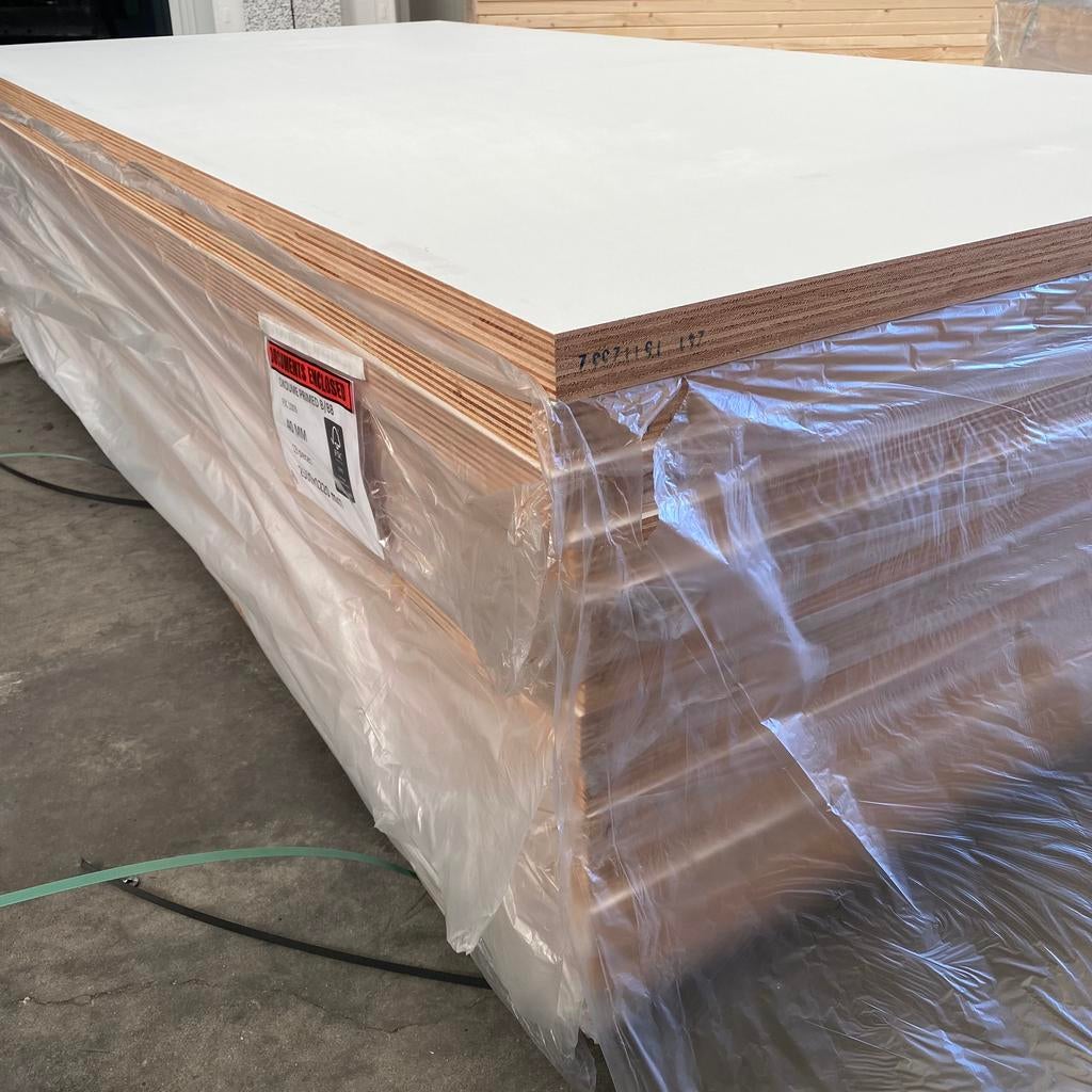 Multiplex Okoume gegrond 40mm, 1220x2500mm, Ophalen of Verzenden, Nieuw, Multiplex, 20 tot 50 mm