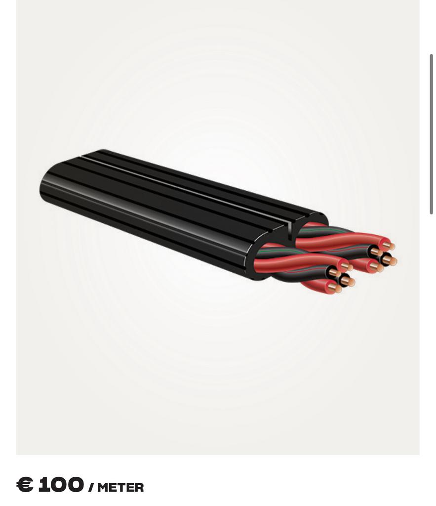 AudioQuest Rocket 44 Luidsprekerkabel, Ophalen of Verzenden, Zo goed als nieuw, 2 tot 5 meter, Luidsprekerkabel