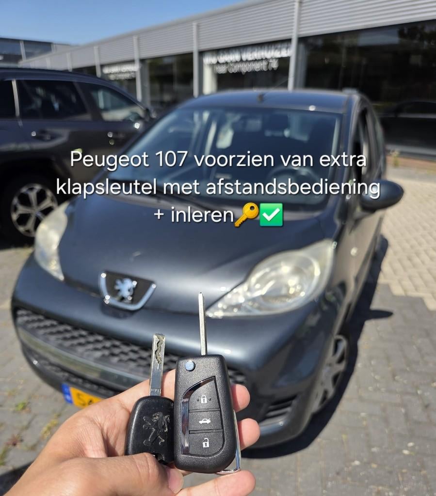 KLAPSLEUTEL BIJMAKEN + INLEREN Aygo, C1, 107,108 (2005-2022), Auto-onderdelen, Dashboard en Schakelaars, Audi, Citroën, Daihatsu
