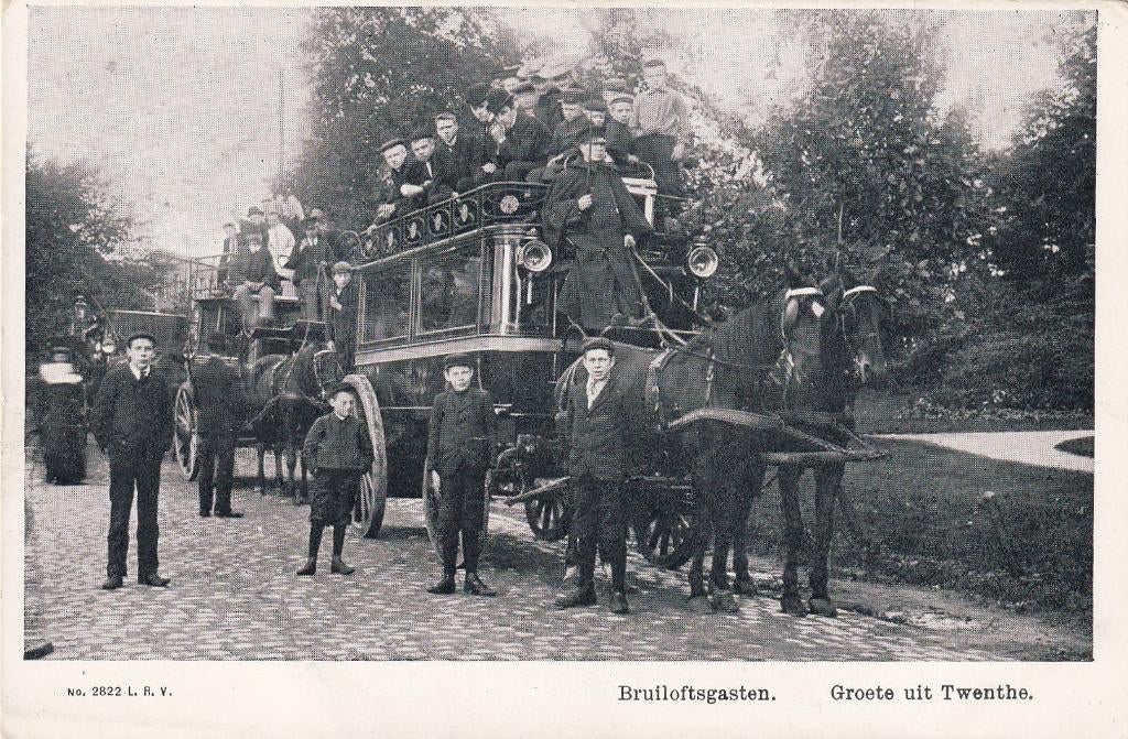 Hengelo, Bruiloft., Verzamelen, Verzenden, Voor 1920, Ongelopen, Overijssel