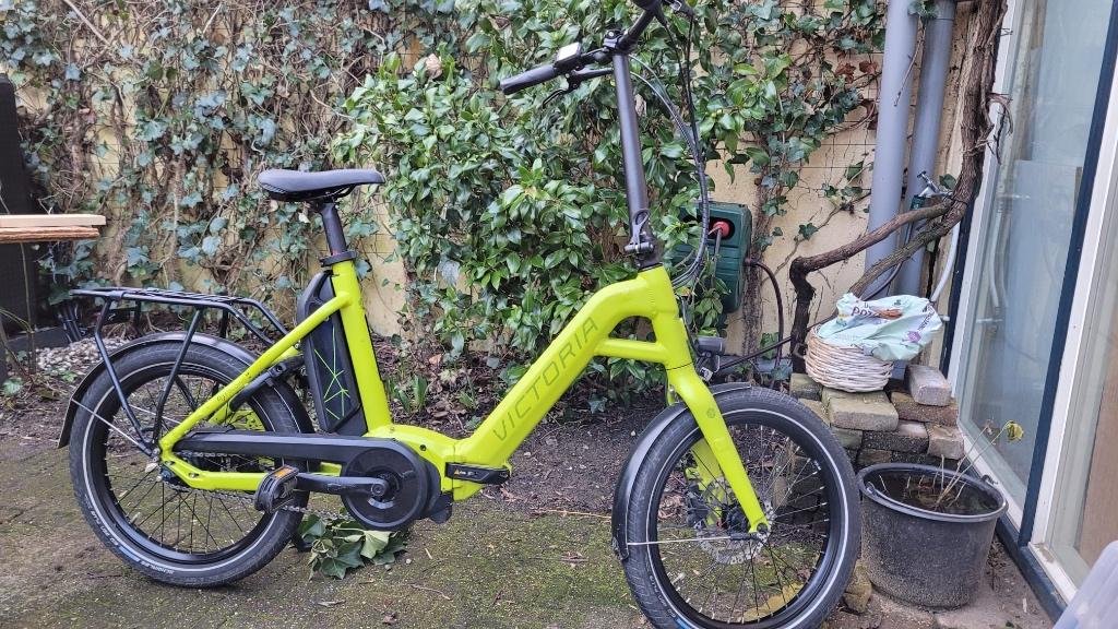 Victoria eFolding elektrische vouwfiets - 1440km + garantie, Ophalen of Verzenden, Zo goed als nieuw, 20 inch of meer