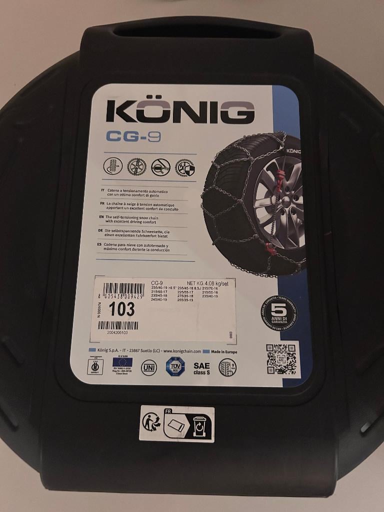 Sneeuwkettingen ongebruikt - Konig CG-9 103, Ophalen, Nieuw