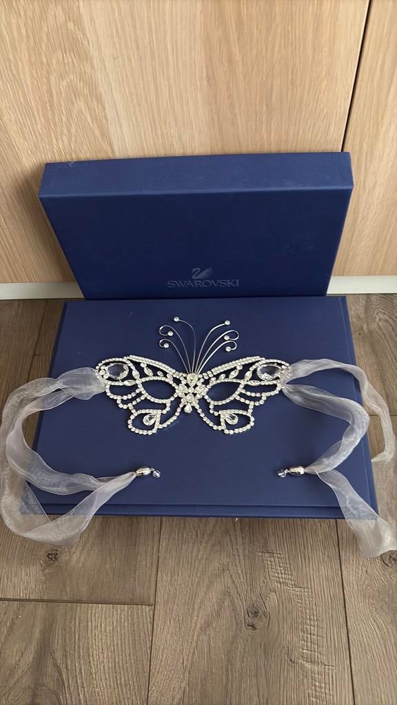 Swarovski Vlinder masker, Ophalen of Verzenden, Zo goed als nieuw, Figuurtje