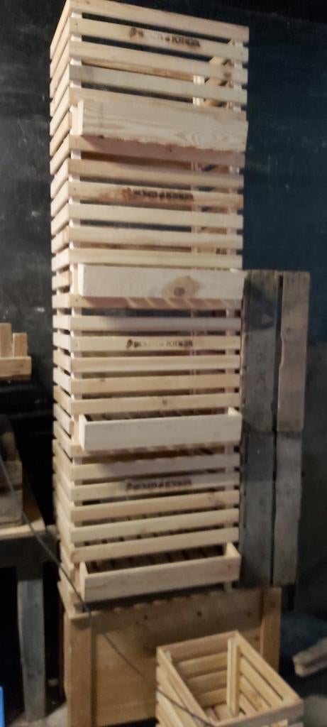 Grote aardappel houten kratten, Ophalen, 100 cm of meer, 60 cm of meer, 50 cm of meer