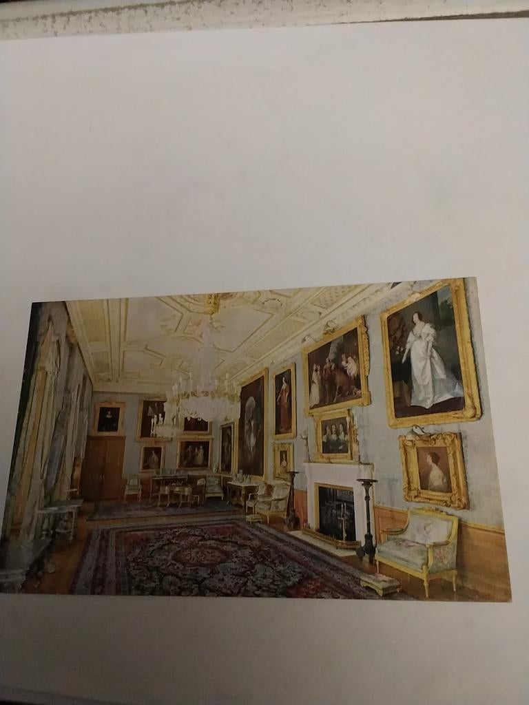 WINDSOR CASTLE.   VAN DYCK ROOM, Ophalen of Verzenden, Voor 1920, Sterren en Beroemdheden