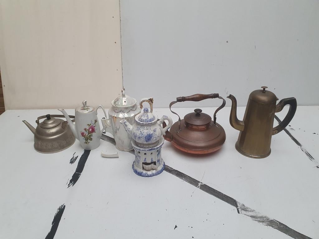 Antieke ketels, Huis en Inrichting, Keuken | Potten en Pannen, Ophalen of Verzenden, Zo goed als nieuw, Overige materialen
