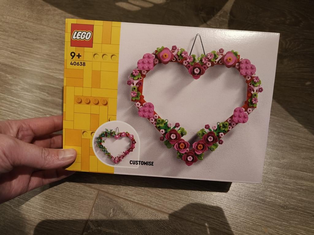 Lego krans hartvorm 40638, Ophalen of Verzenden, Nieuw, Complete set, Lego