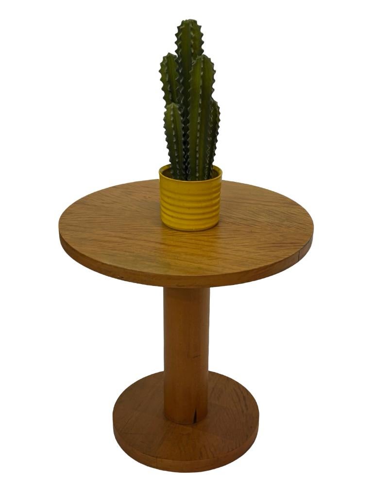 Art Deco Bijzettafel Plantentafel Eiken Jaren 40 Design