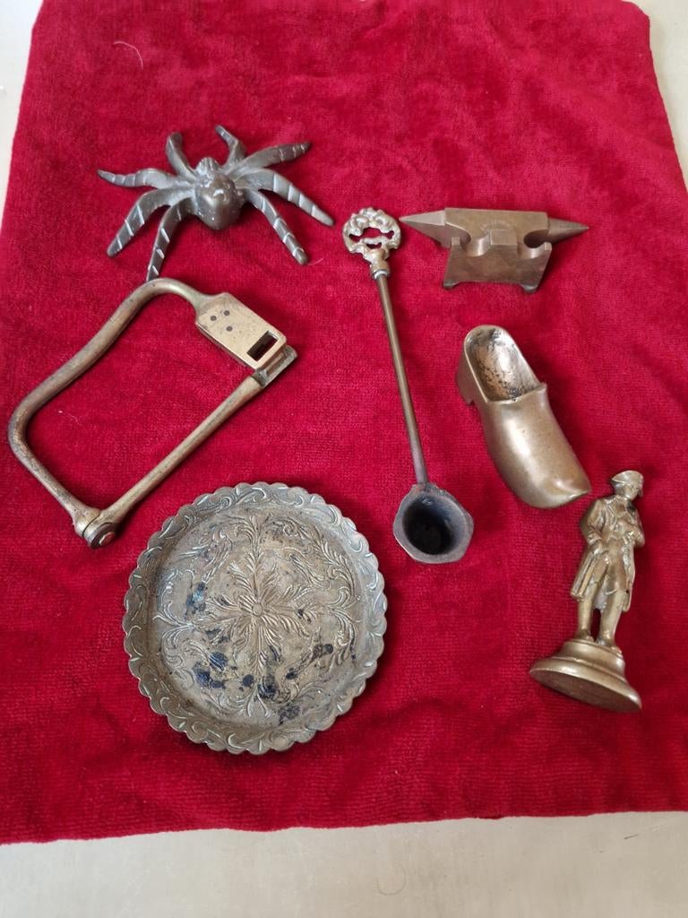 Collectie van messing en bronzen objecten, Antiek en Kunst, Ophalen of Verzenden