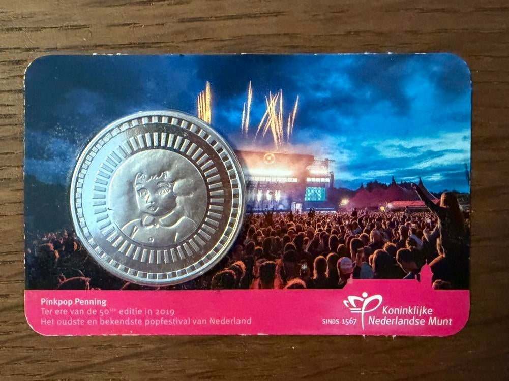 Pinkpop Verzamel Munt, Koningin Beatrix, Zilver, Losse munt, Overige waardes