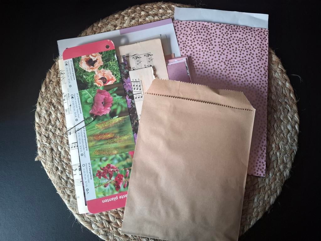 Journal pakket roze/paars, Hobby en Vrije tijd, Scrapbooking, Ophalen of Verzenden, Zo goed als nieuw, Papier of Karton
