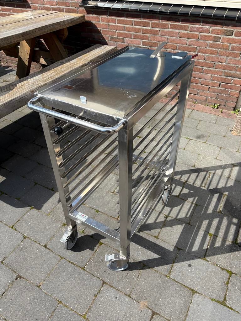 verrijdbaar onderstel steamer, Witgoed en Apparatuur, Ovens, Zo goed als nieuw, 60 cm of meer, Ophalen