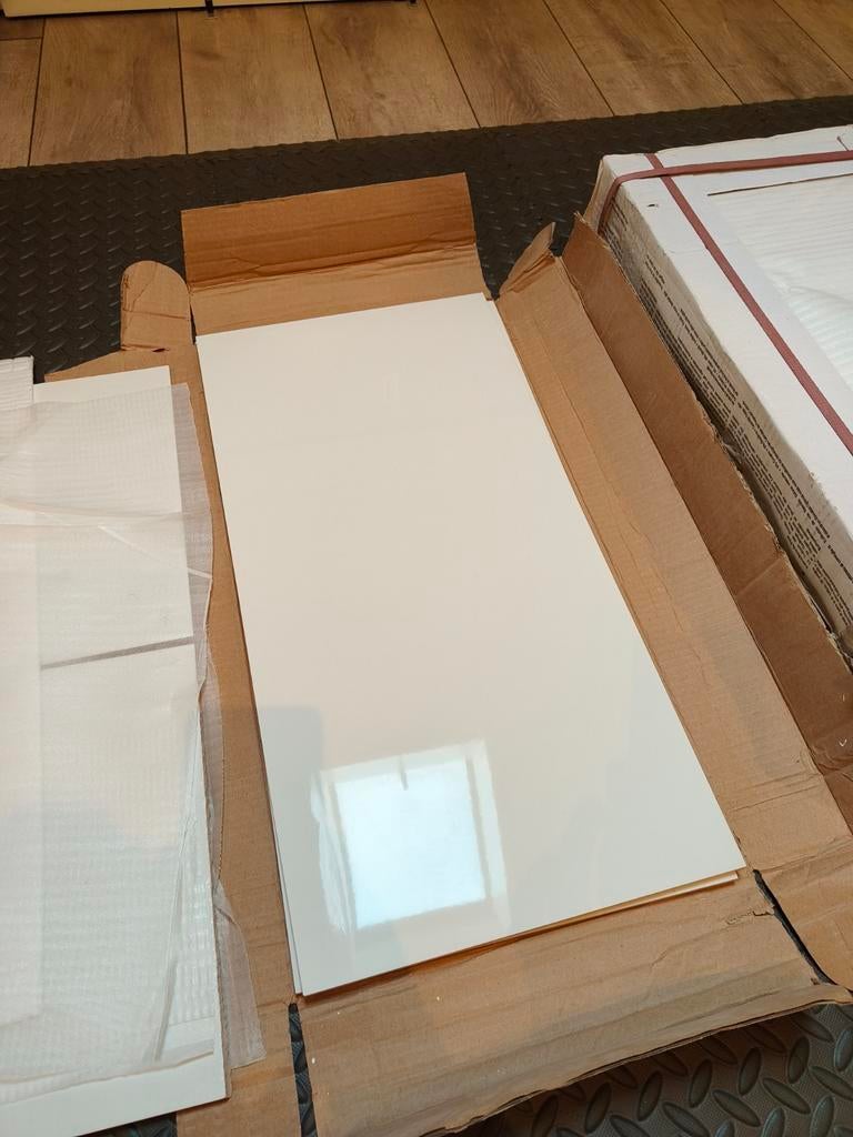 Grandeur white Wandtegels 30x60 wit glanzend gerectificeerd, Doe-het-zelf en Verbouw, Tegels, Ophalen, 40 tot 60 cm, Nieuw, 20 tot 40 cm