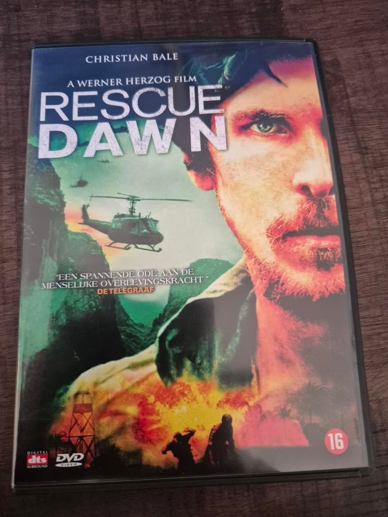 Rescue Dawn DVD - Christian Bale - Waargebeurd Drama, Vanaf 16 jaar, Ophalen of Verzenden, Zo goed als nieuw, Waargebeurd drama