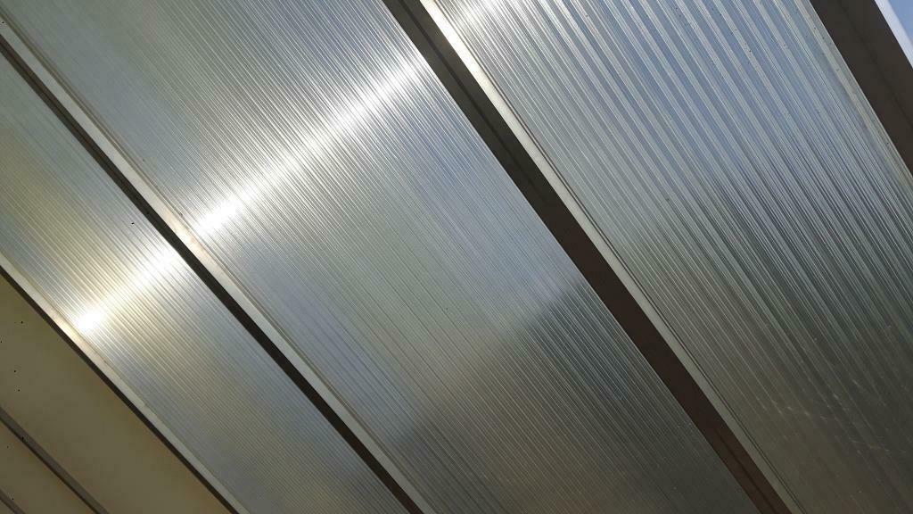 Polycarbonaat 16mm helder 78cm afdak kanaalplaat stegdoppel, Ophalen, Kunststof, Gebruikt, Overige kleuren