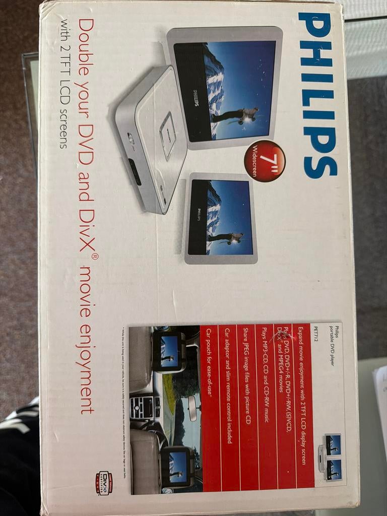 Philips Draagbare DVD-speler PET712/12, Ophalen of Verzenden, Philips