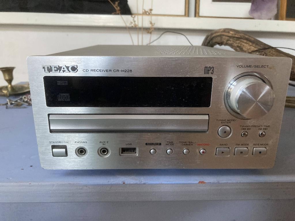 cd receiver TEAC, Audio, Tv en Foto, Versterkers en Receivers, Ophalen of Verzenden, Minder dan 60 watt, Overige merken