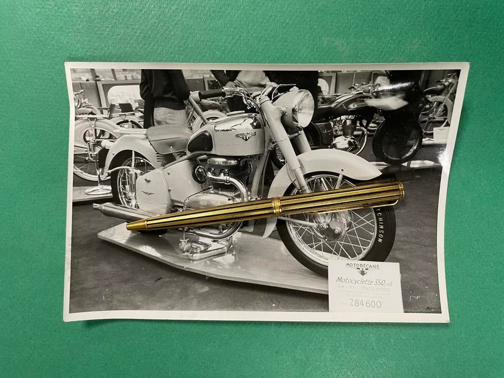 Motobécane Motorcycle Persfoto 1953 FRA/NL (Origineel), Verzamelen, Foto, Ophalen of Verzenden, Zo goed als nieuw, 1940 tot 1960
