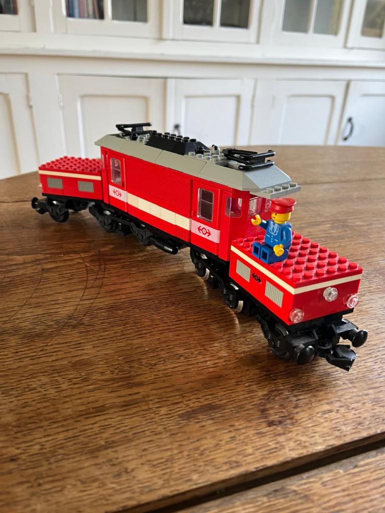 lego trein 4551, Kinderen en Baby's, Speelgoed | Duplo en Lego, Ophalen of Verzenden, Zo goed als nieuw, Complete set, Lego