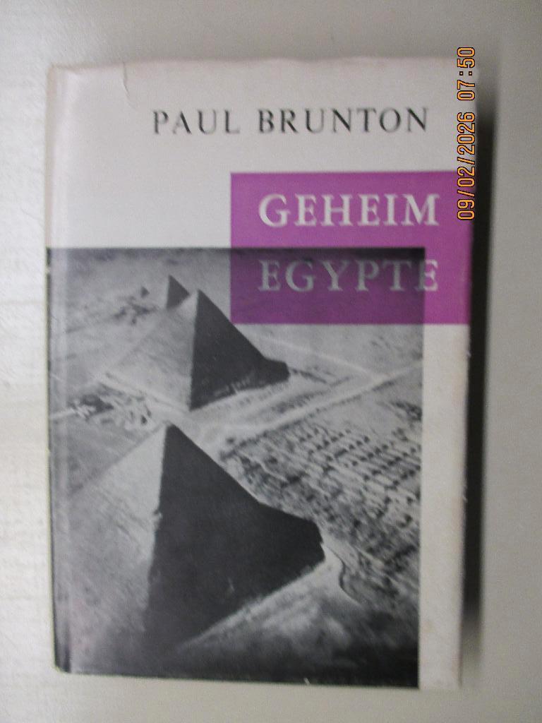 Paul  Brunton - Geheim Egypte, Boeken, Gelezen, Achtergrond en Informatie, Ophalen of Verzenden, Overige onderwerpen