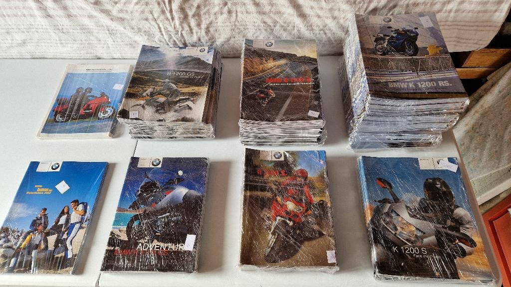 groot pakket BMW moto folders, Motoren, Handleidingen en Instructieboekjes, Ophalen, BMW
