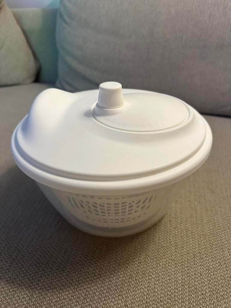 Slacentrifuge / Sladroger – Met Deksel – Wit, Huis en Inrichting, Keuken | Servies, Ophalen of Verzenden