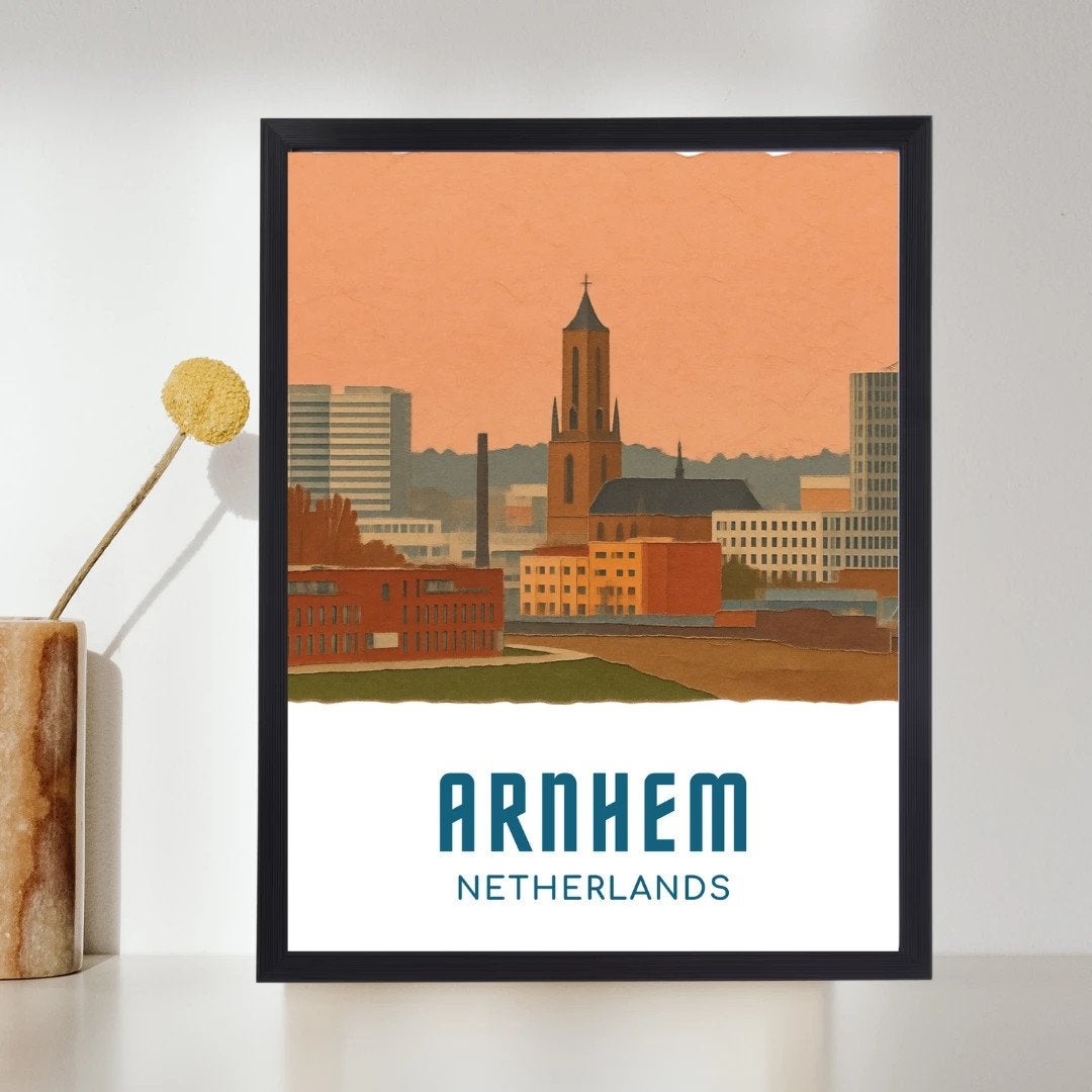 Arnhem A4 poster, Antiek en Kunst, Ophalen of Verzenden