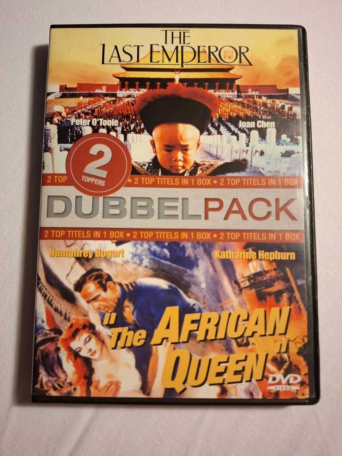 The Last Emperor(1987) & The African Queen (1951), Ophalen of Verzenden, Zo goed als nieuw, Engels, Nederlands