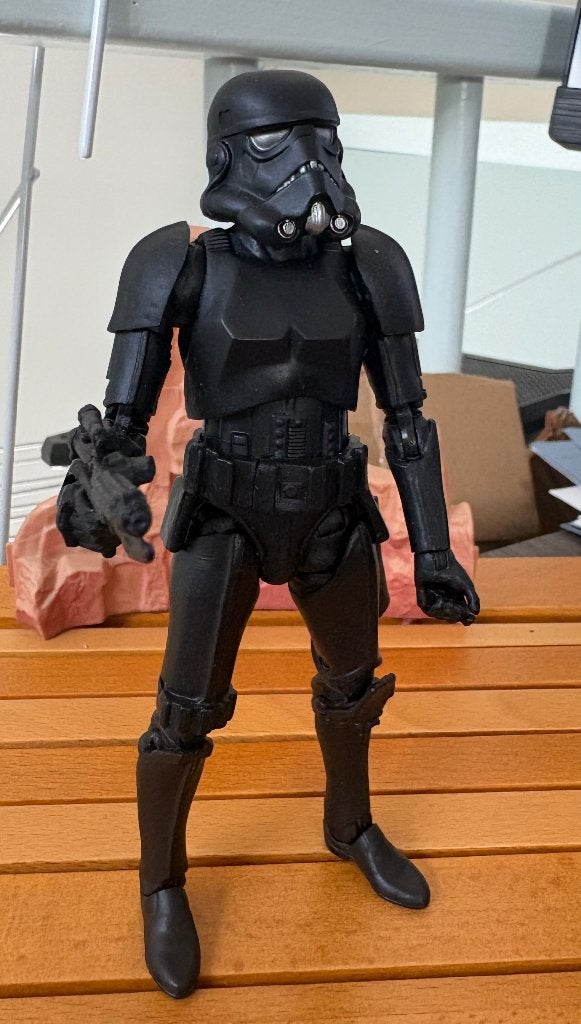 Star Wars The Black Series Imperial Shadow Stormtrooper 6", Ophalen of Verzenden, Zo goed als nieuw, Actiefiguurtje